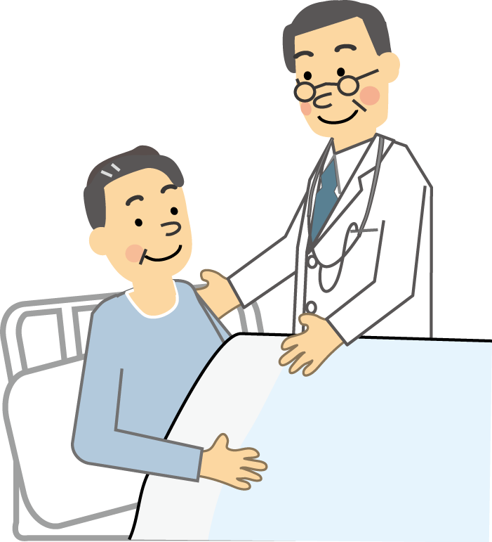 医療 入院 病院 無料イラスト