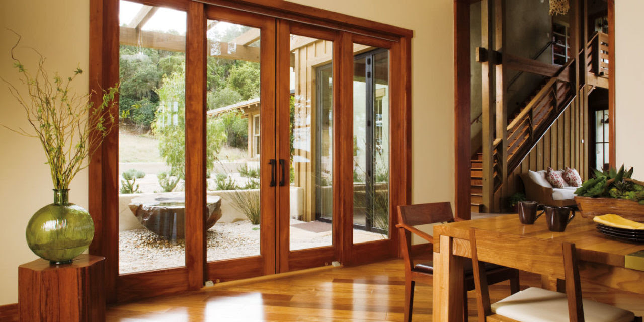 Design of 6 wooden sliding doors with a unique natural impression