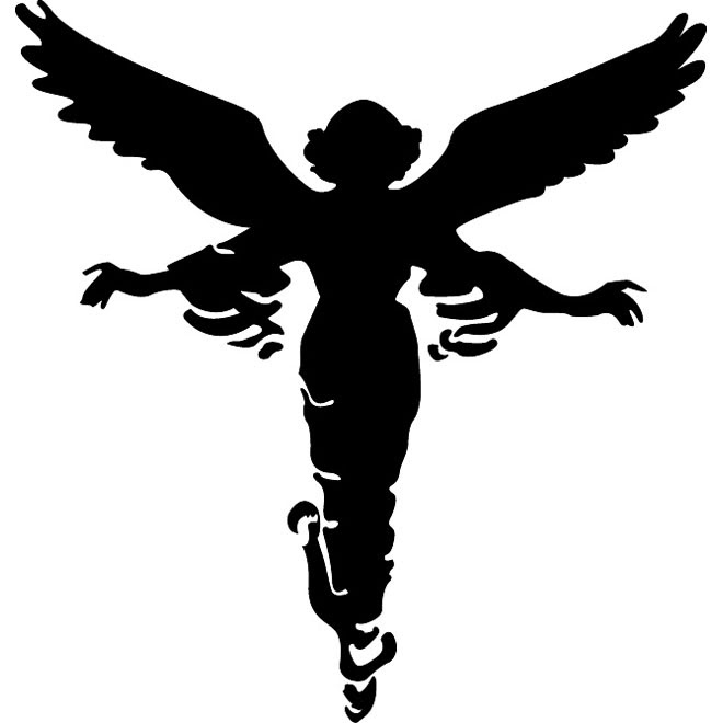 Download angel silhouette vector image | free vectors | UI Download