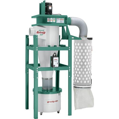 G0440 2 HP Cyclone Dust Collector NEW from Grizzly ...