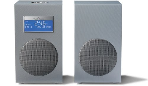 Tivoli Audio - Model 10 - Stereo AM/FM Clock Table Radio - Light Aluminum/Silver On Sale
