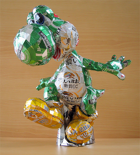 Unique Toys Sculptures from Beer Can