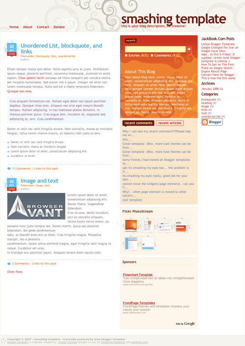 50 (Most) Beautiful Blogger Templates 50 (Most) Beautiful Blogger Templates