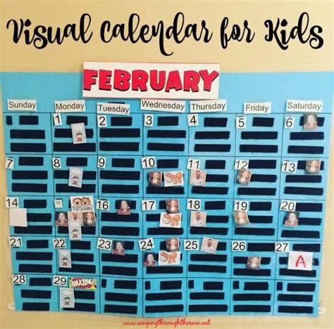 Bedtime routine · life skills visual schedule. diy visual calendar for kids singing through the rain