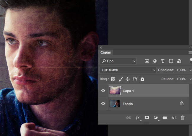 02 Cambio El Modo De Fusion De La Capa A Luz Suave