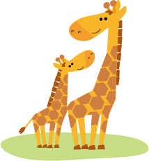 キリンのイラスト 無料イラストフリー素材