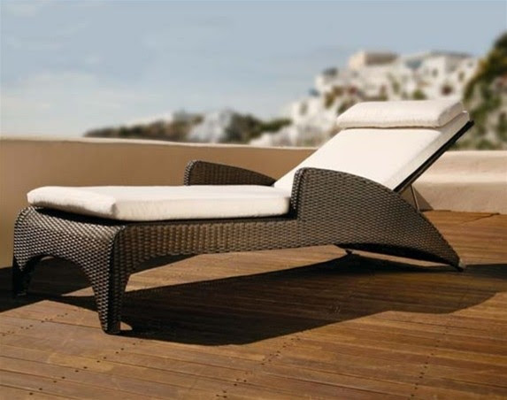 Variah Modern Patio Chaise Lounge - Modern - Patio Furniture And ...