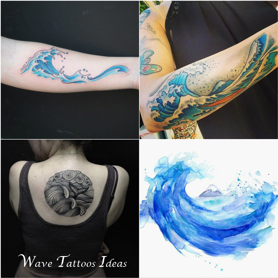 Popular Styles of Wave Tattoos - Top Beauty Magazines