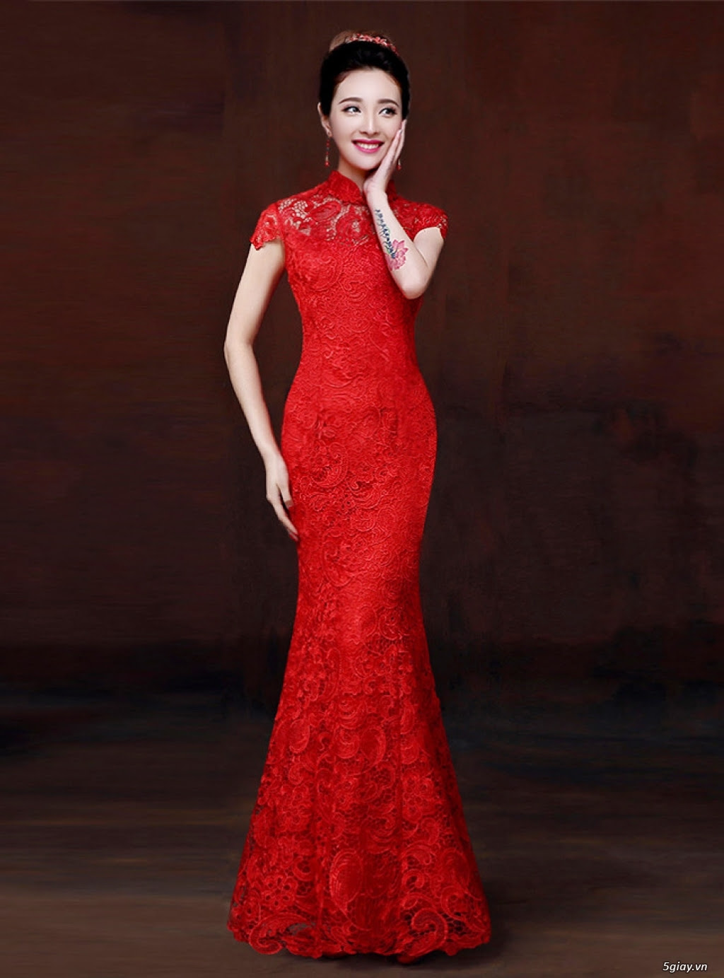 Xườn xám cô dâu, chú rể | 5giay