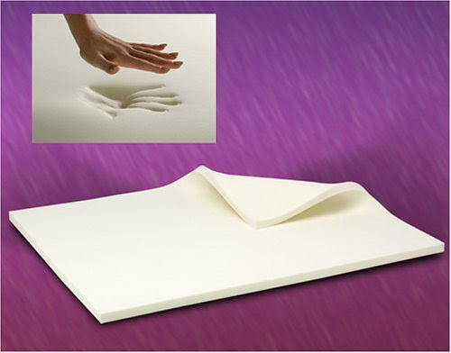 2-Inch Cal King Memory Foam Mattress Topper with Free Memory Foam Pillow