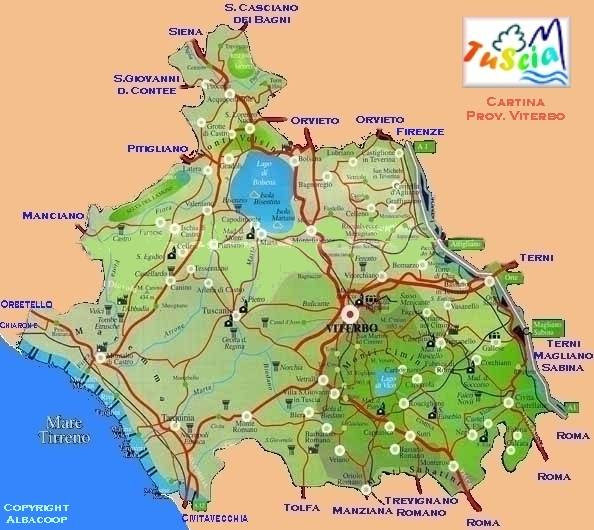 Cartina Fisica Roma