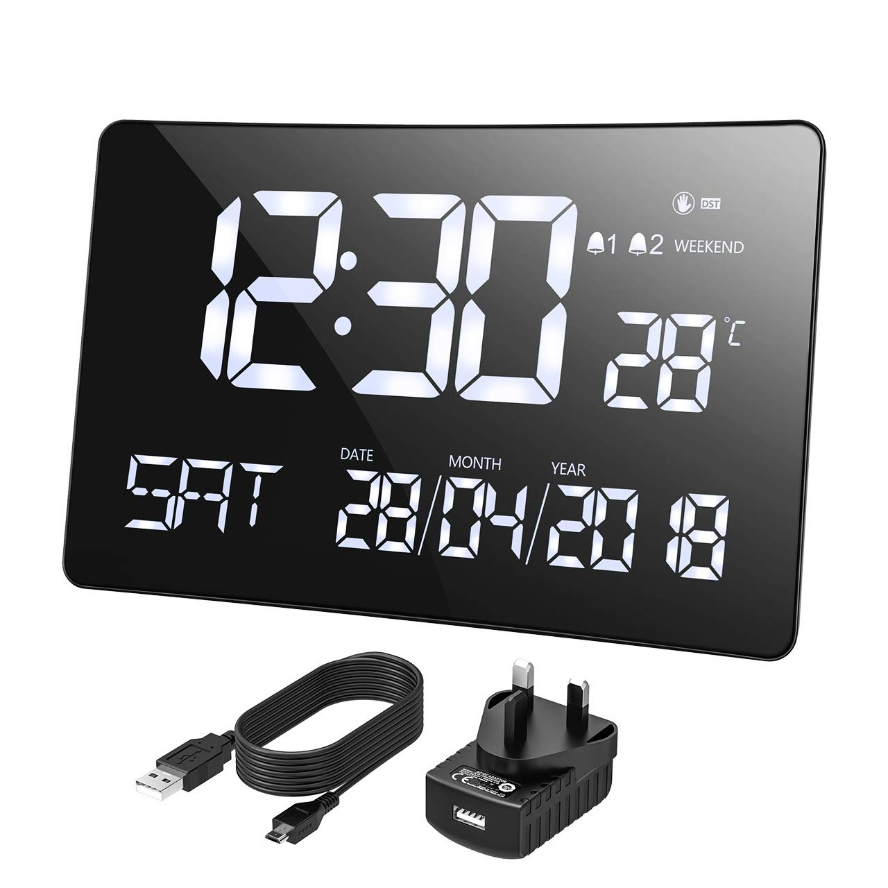 digital wall clock menard