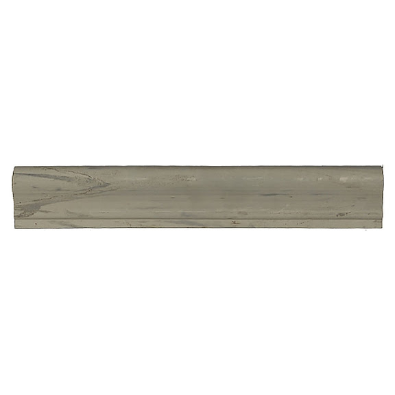 Slate Chair Rail - Daltile Slate Collection Copper (Chair Rail) TS73-2990 / I had a helper stand at both ends of where the rail would end, and hold a vertical slat up, then place the chair rail on top.