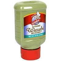 Woeber's Supreme Wasabi Mustard, 10-Ounce Squeeze Bottles
