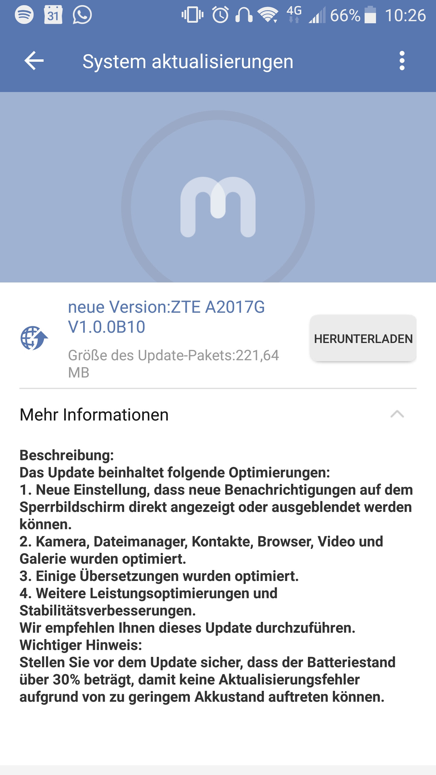 017g New Update B10 Available Now Axon7