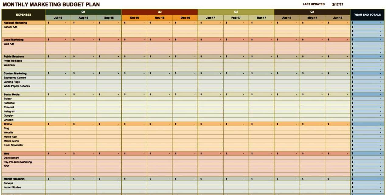 Budget Book Template - SampleTemplatess - SampleTemplatess