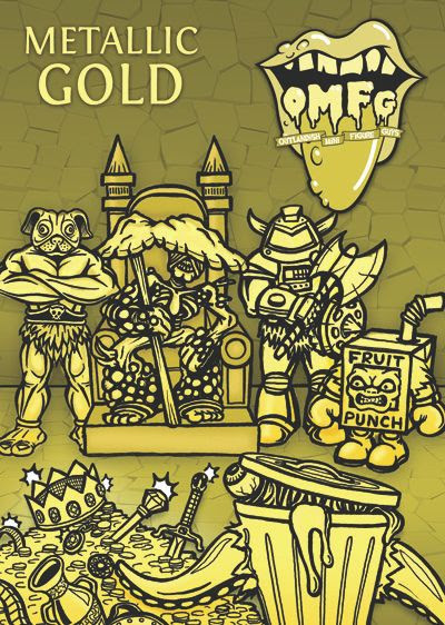 "OMFG! Series 3 (Metallic Gold Colorway)" Exclusive from Luke's Toy Store!