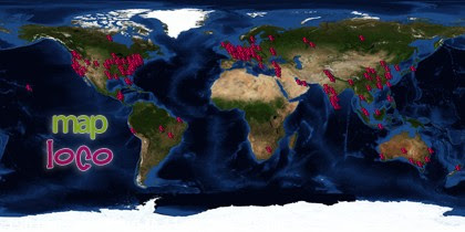 Locations of Site Visitors