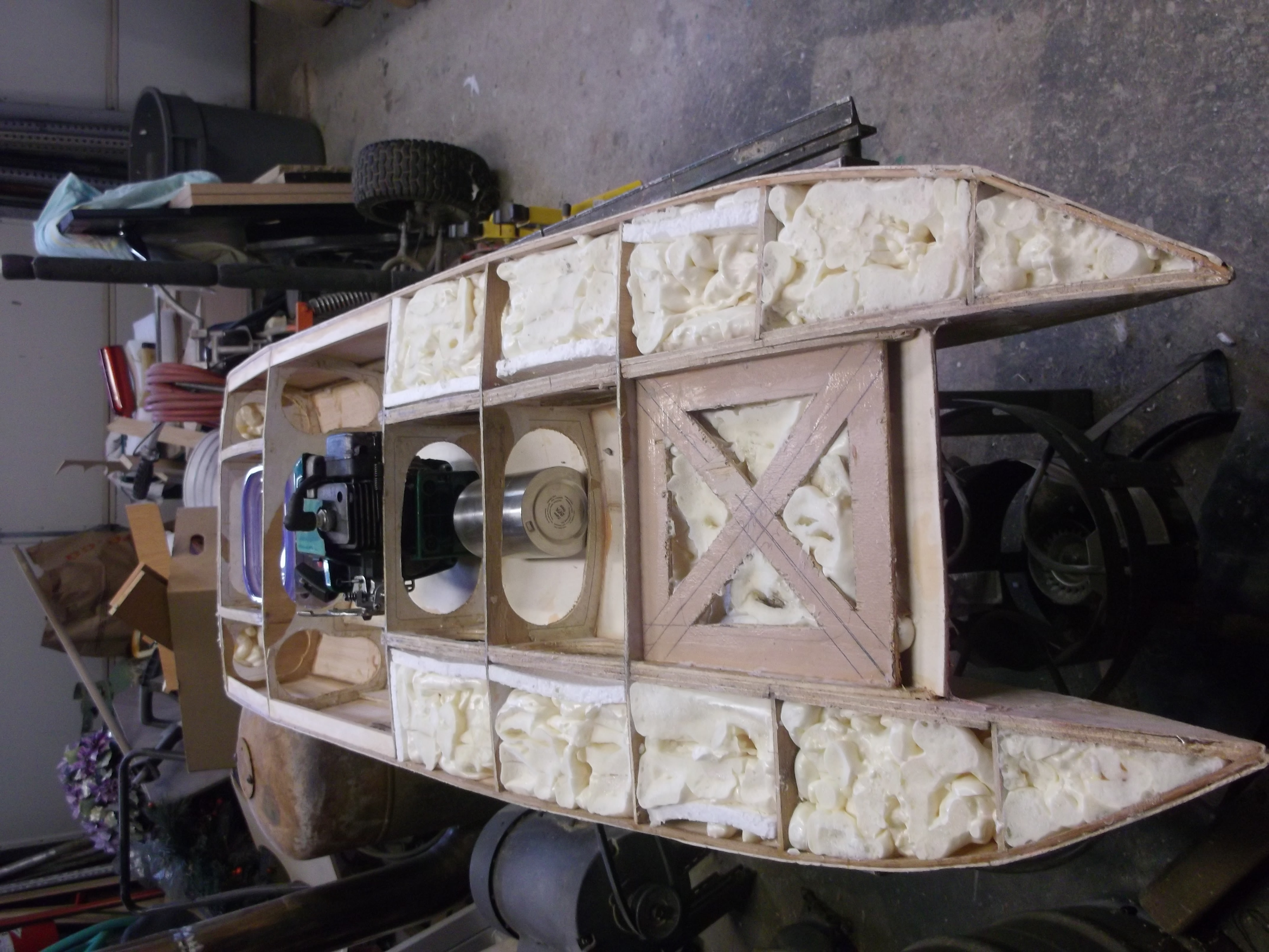 weed eater max cat build rc catamaran boat - rcu forums