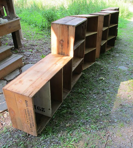 crates in a row
