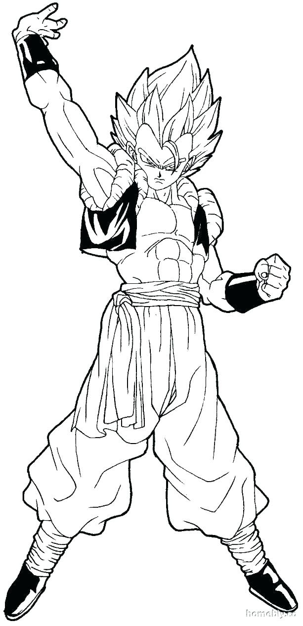 Goku Super Saiyan 2 Coloring Pages at GetColorings.com ...