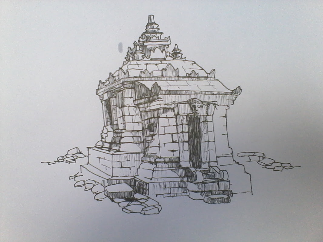 40+ Trend Terbaru Sketsa Gambar Candi Yang Mudah Digambar - Tea And Lead