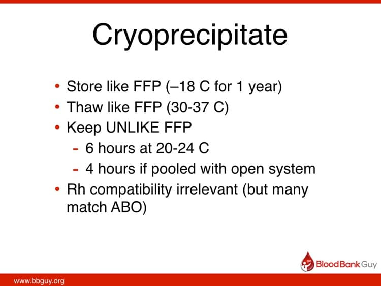 019: Cryoprecipitate with Joe Chaffin - Blood Bank Guy