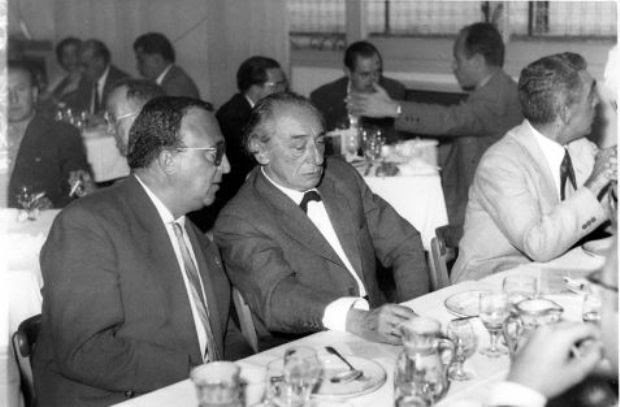 Banquete en la celebración del Tour ganado por Bahamontes en 1959