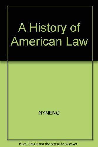9780671815912 A History Of American Law Touchstone Books Paperback Abebooks Friedman