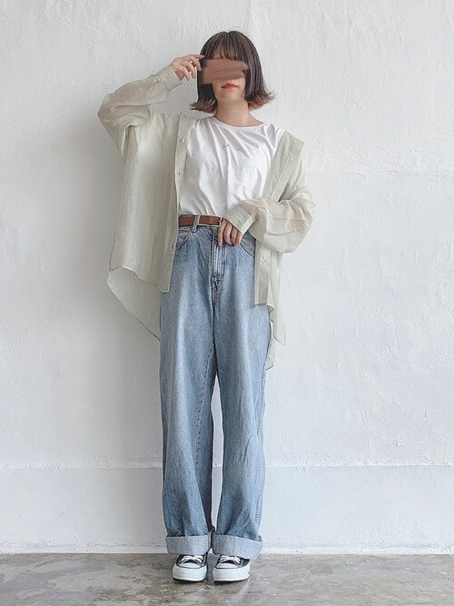 デニムパンツの夏コーデ レディースに人気のおしゃれなデニムパンツを紹介 春夏秋冬トレンド情報ピポパ発信局