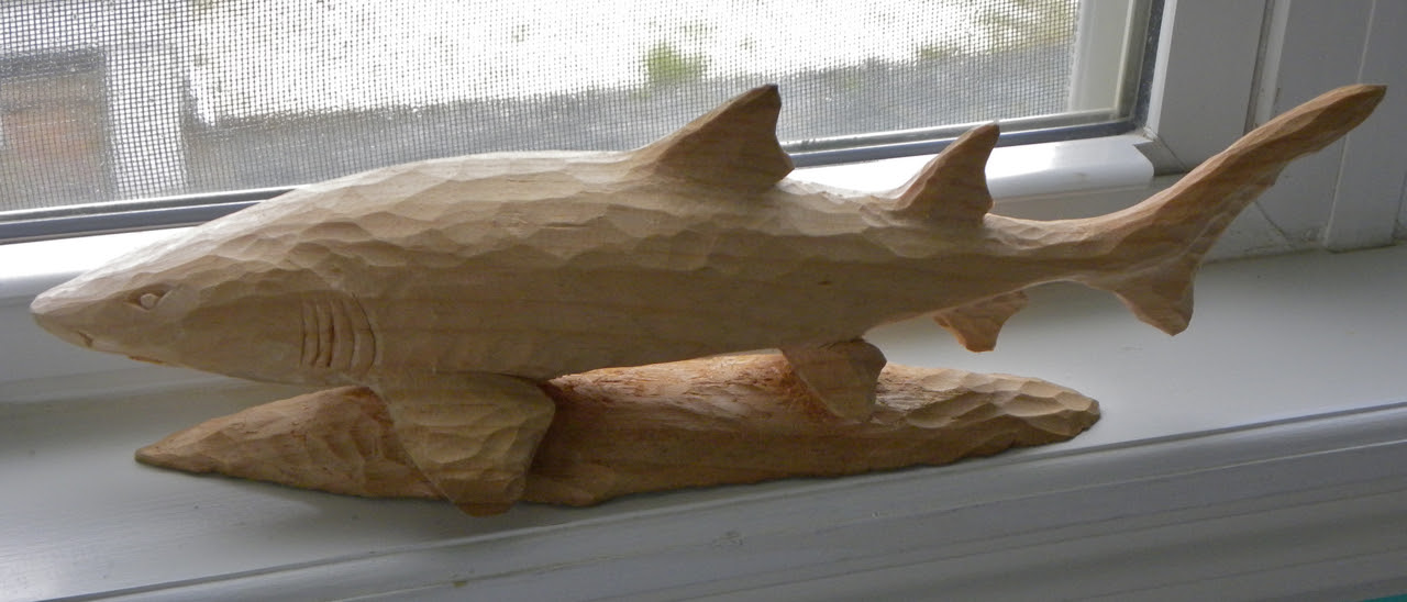 Whittled Sand Shark by carvenaked on DeviantArt