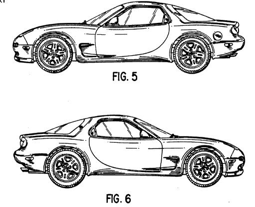 Mazda Rx 7 Patent