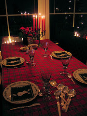 christmas table :: juleaften dekket bord