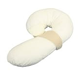 Preggle Comfort Air-Flow Body Pillow - Ivory/ Khaki