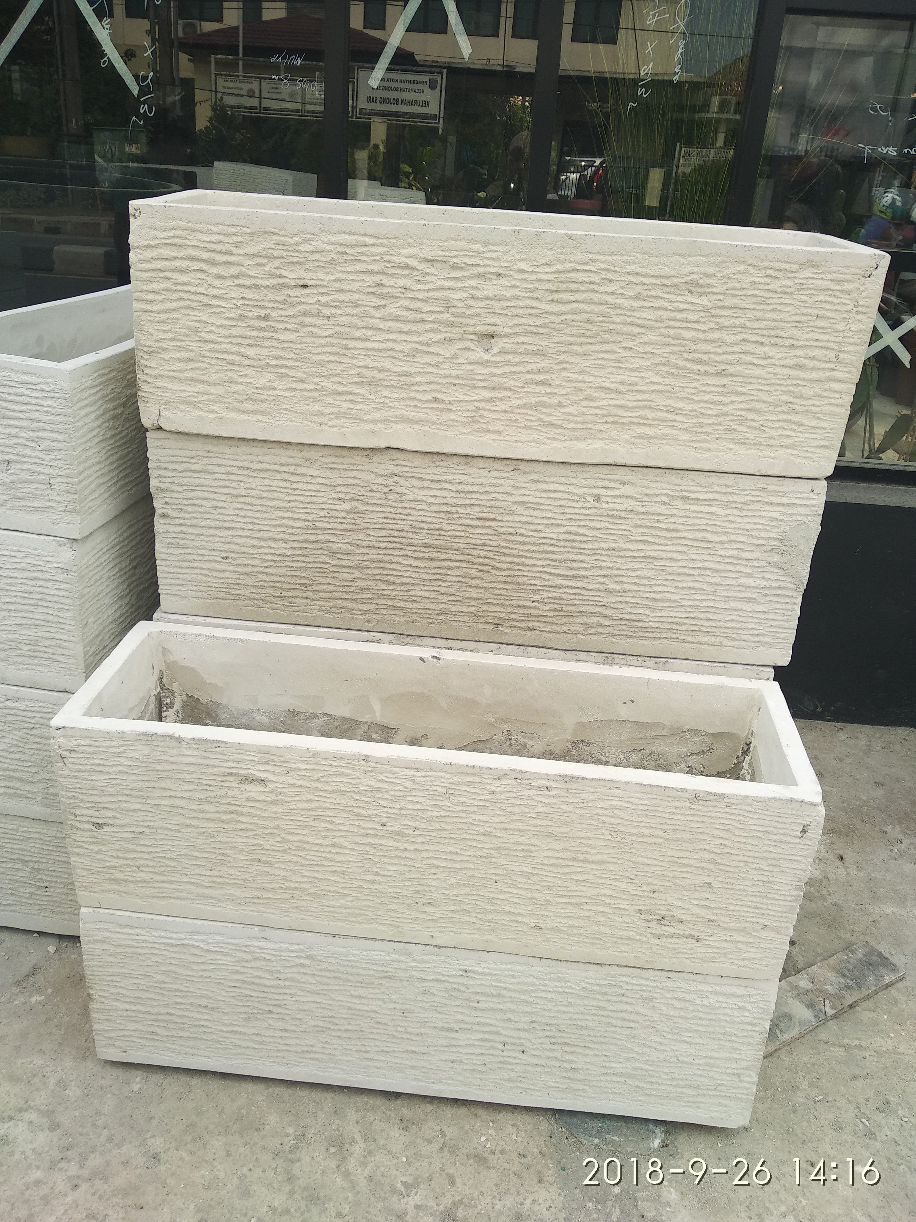  Pot  Kotak  Natural Bak Mandi Unik