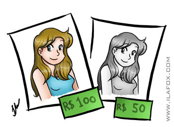 Quanto devo cobrar pelo meu desenho, by ila fox