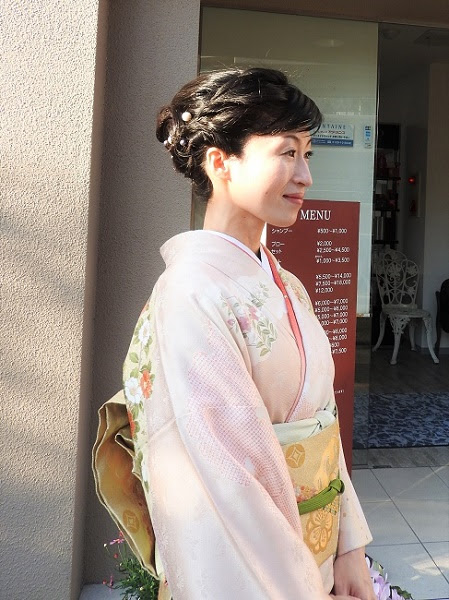 小学校の入学式は 着物が いいらしいの Ioka Beauty Shop Tomio