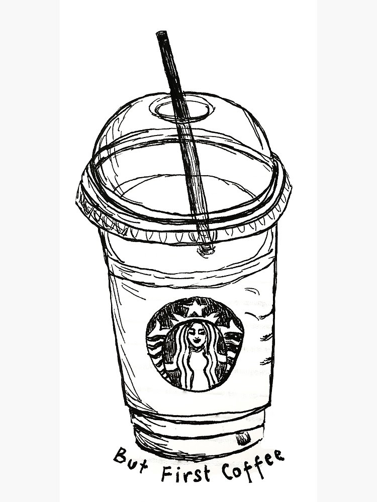 Starbucks Cup Drawing | Free download on ClipArtMag