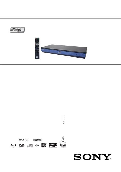Download Sony Bluray Bdp Bx1 S350 Service Repair Manual
