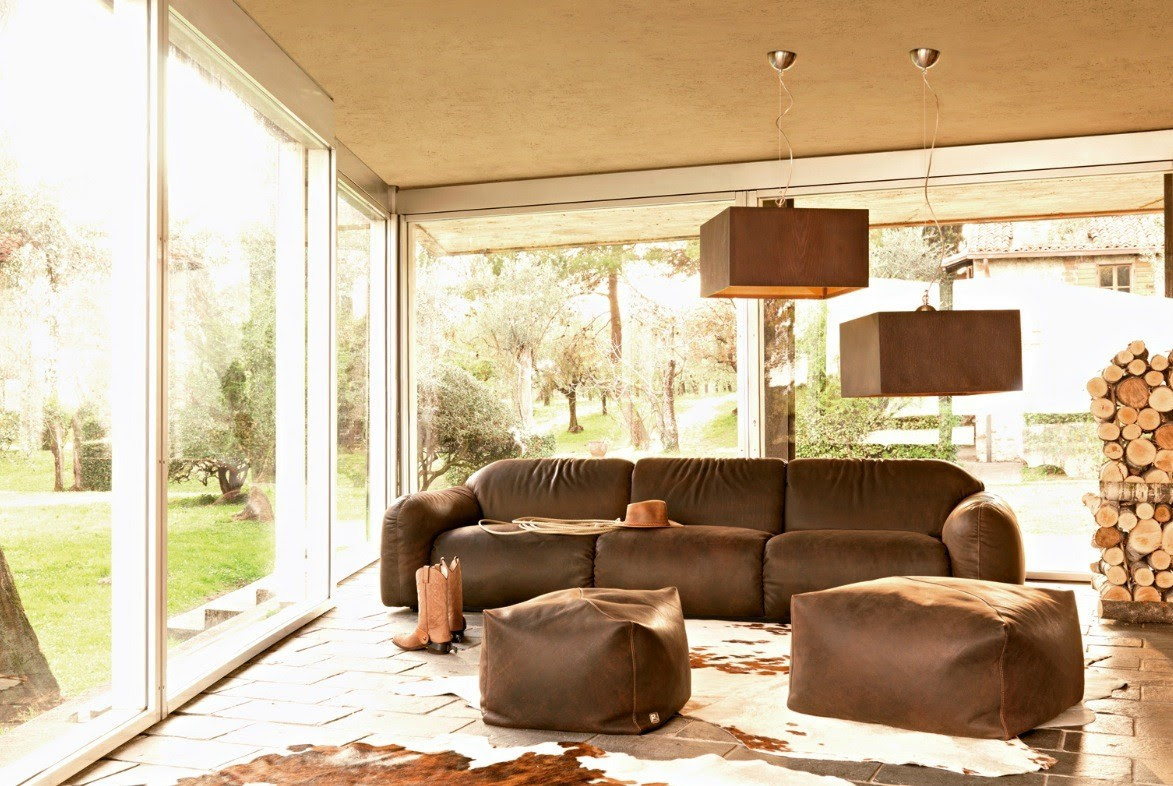 Busnesli Brown Couch Country Living Room Interior Design Busnesli Brown Couch Country Living Room Interior Design