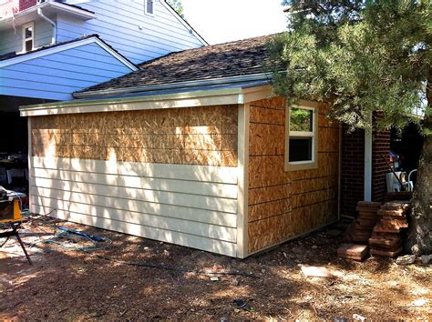 build  storage shed attached   home jim