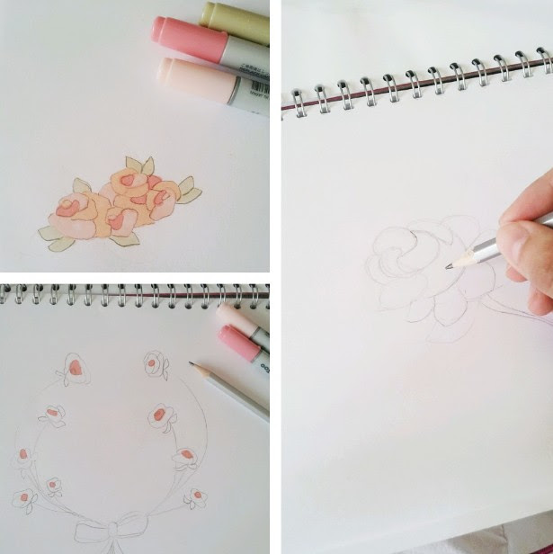 sweet pink roses