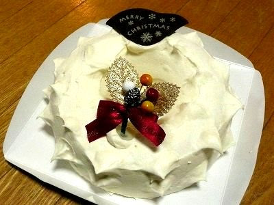 きのとやのクリスマスシフォンとポインセチア ちびむすブログ