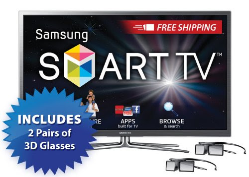 Samsung PN64E7000 64-Inch 1080p 600Hz 3D Ultra Slim Plasma HDTV (Black)