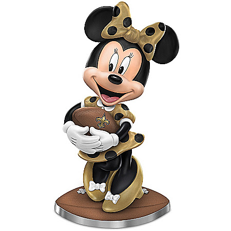 Buy Now New Orleans Saints Football Fun Featuring Disney's Minnie Mouse
Figurine Collection Before Too Late