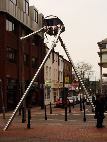 war of the worlds alien tripod. Striding alien tripod from HG