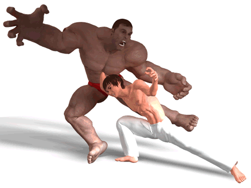 躍動感のあるポーズ ドラゴンボールの悟空vsピッコロを手本に Poser覚書 使い方とフィギュア紹介