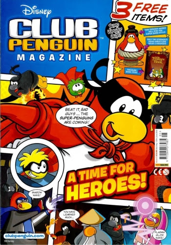 Club Penguin’s June 2012 Magazine Issue Is Now In Stores (Super Hero Party Details Inside!)