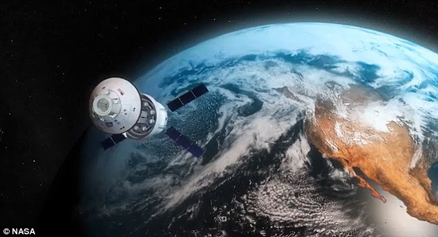 On 4 December 2014 Orion will launch on its first ever mission. The capsule will be raised to an altitude of 3,600 miles (5,800 kilometres) to simulate a return from Mars, giving it a very high re-entry speed of about 20,000 miles (32,000 kilometres) per hour - the fastest since the days of the Apollo missions