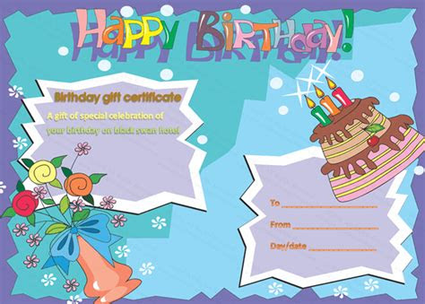If it's a special occasion, consider slipping them into a ​free, printable greeting card. birthday gift certificate templates july 2014